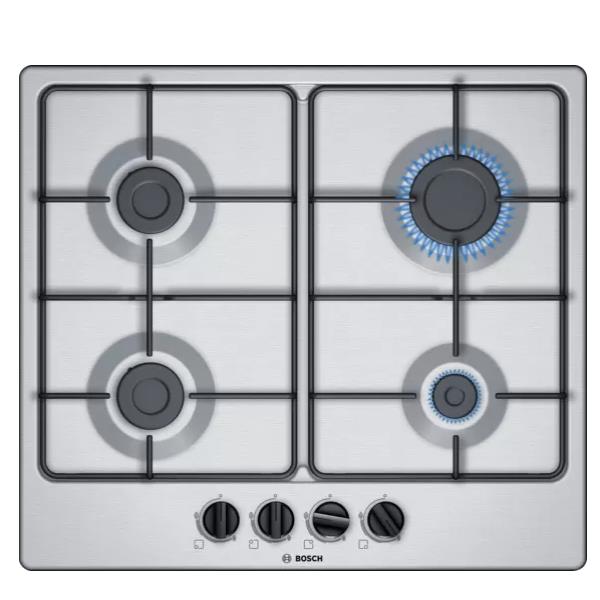 Bosch PIANO GAS PGP6B5B85 60CM 4F INOX